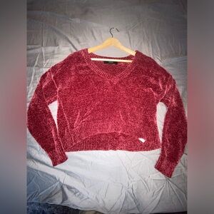 forever 21 “sequin” cropped long sleeve